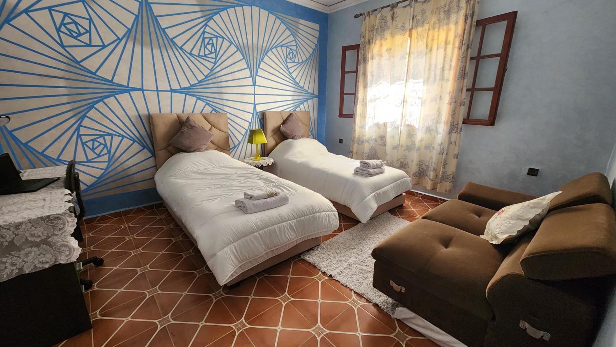 Appartement Riad 5Min A Pied De L'Aeroport Marrakesh Eksteriør bilde